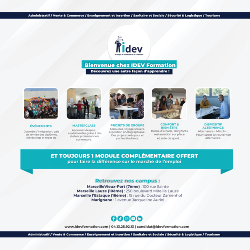 Découvre IDEV Formation  