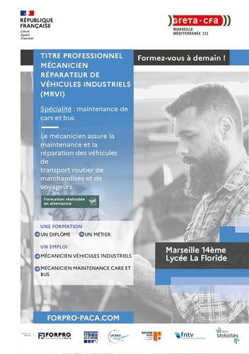 TITRE PRO MECANICIEN REPARATEUR VEHICULES INDUSTRIELS EN APPRENTISSAGE