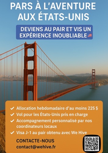 We Hive - Deviens Au Pair aux USA