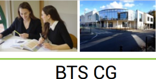 Plaquette BTS Comptabilité et Gestion en formation initiale