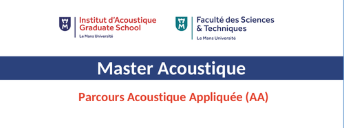 Master Acoustique Appliquée