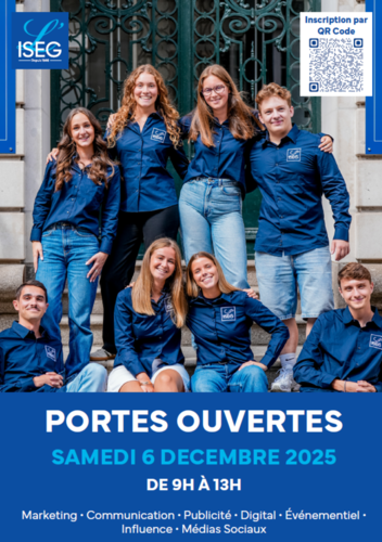 Journée Portes Ouvertes - Samedi 6 décembre 2025 de 9h à 13h