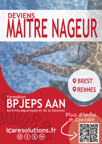 BPJEPS AAN (Activités Aquatiques et de la Natation) Maître-Nageur-Sauveteur