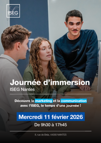 Journée d'immersion - Mercredi 11 février 2026 de 9h45 à 17h45