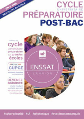 Intégrez l'Enssat à niveau Bac