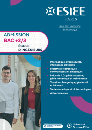ESIEE Paris - Brochure Bac +2/3