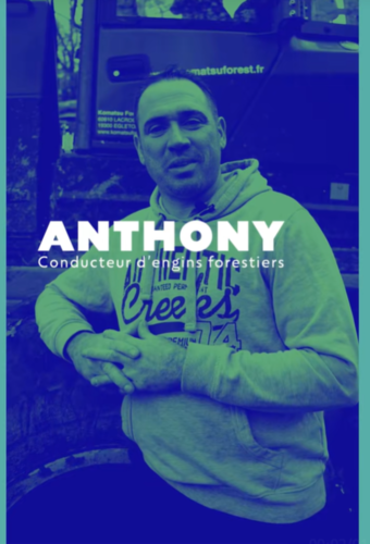Anthony nous fait découvrir le métier de conducteur d'engin forestier