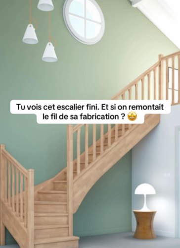 Tu connais les étapes de la fabrication d'un escalier ? 