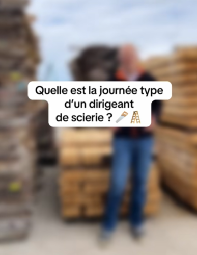 Journée type d'un dirigeant de scierie 
