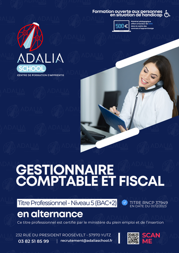 Titre Professionnel Gestionnaire comptable et fiscal