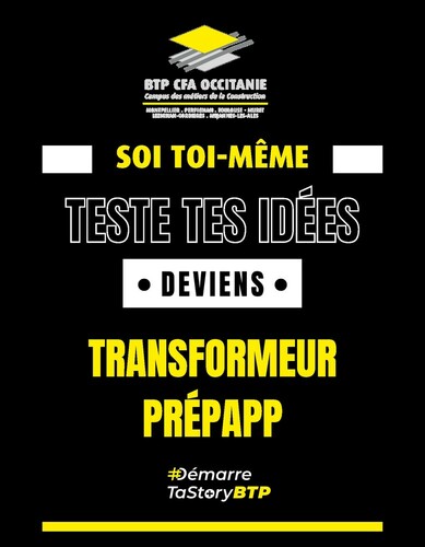 BTP CFA OCCITANIE et les parcours de Prepa Apprentissage