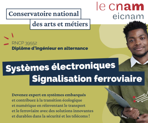 Systèmes électroniques Signalisation ferroviaire - Diplôme d'ingénieur en alternance