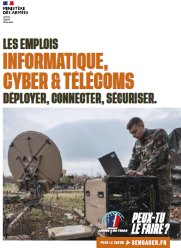 Les emplois informatique, cyber et télécoms