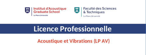 Licence Pro - Acoustique et Vibrations