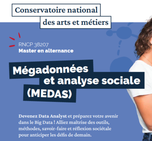 Mégadonnées & analyse sociale - Master en alternance