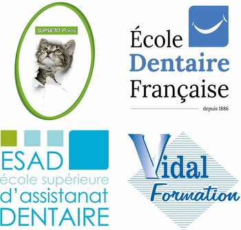 Ecole Dentaire Française, ESAD, Vidal Formation, Sup Véto