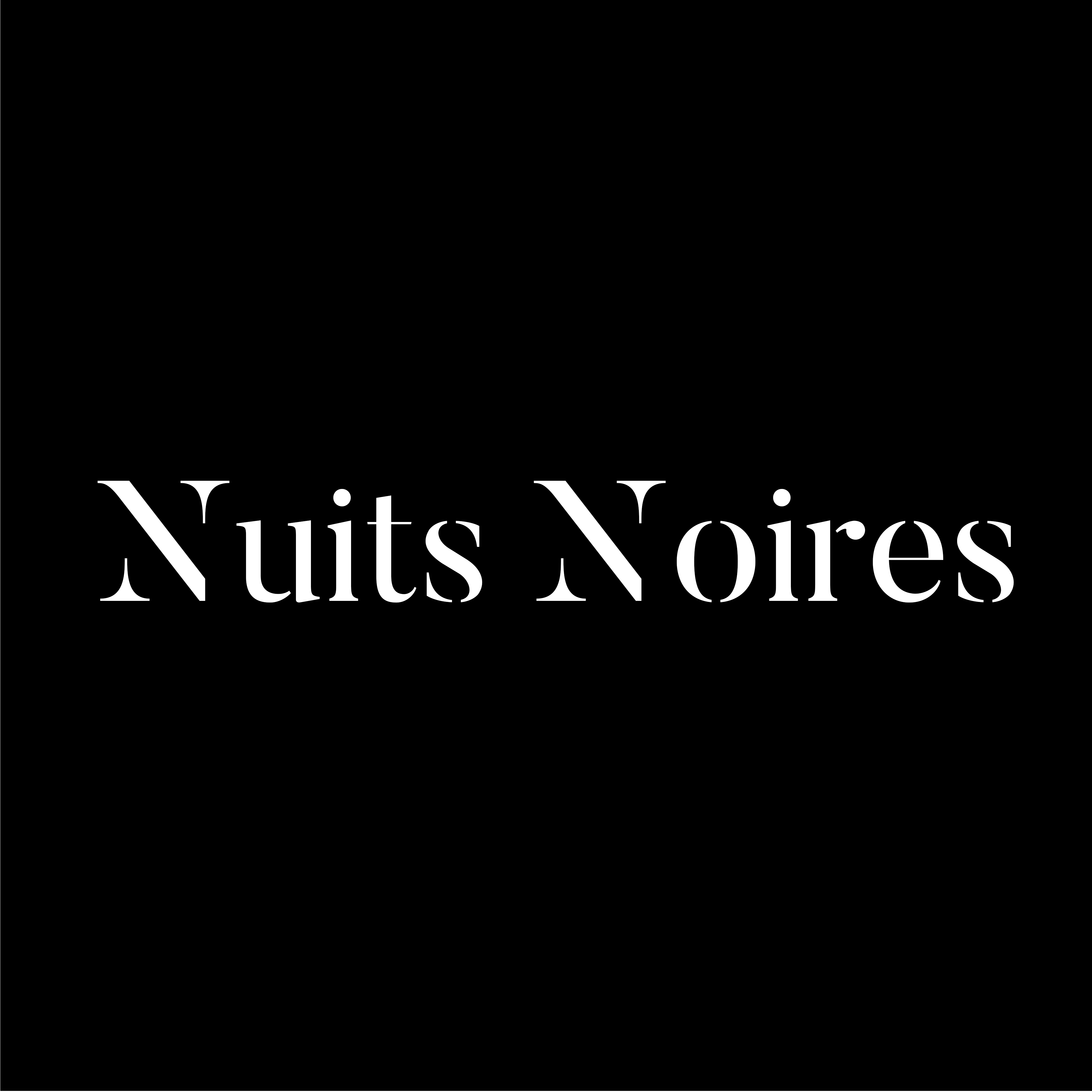 NUITS NOIRES