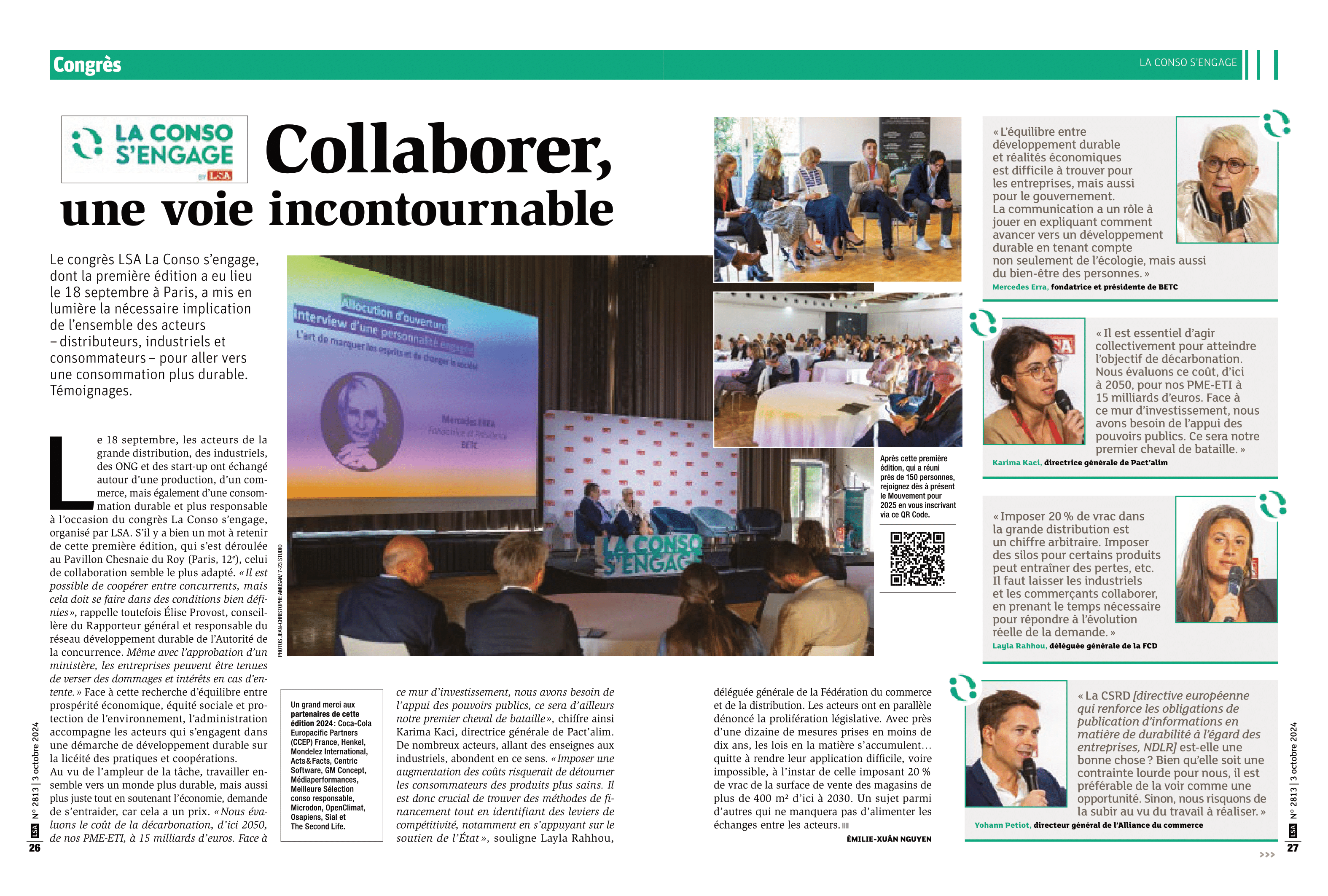 Collaborer, une voie incontournable - Article LSA 