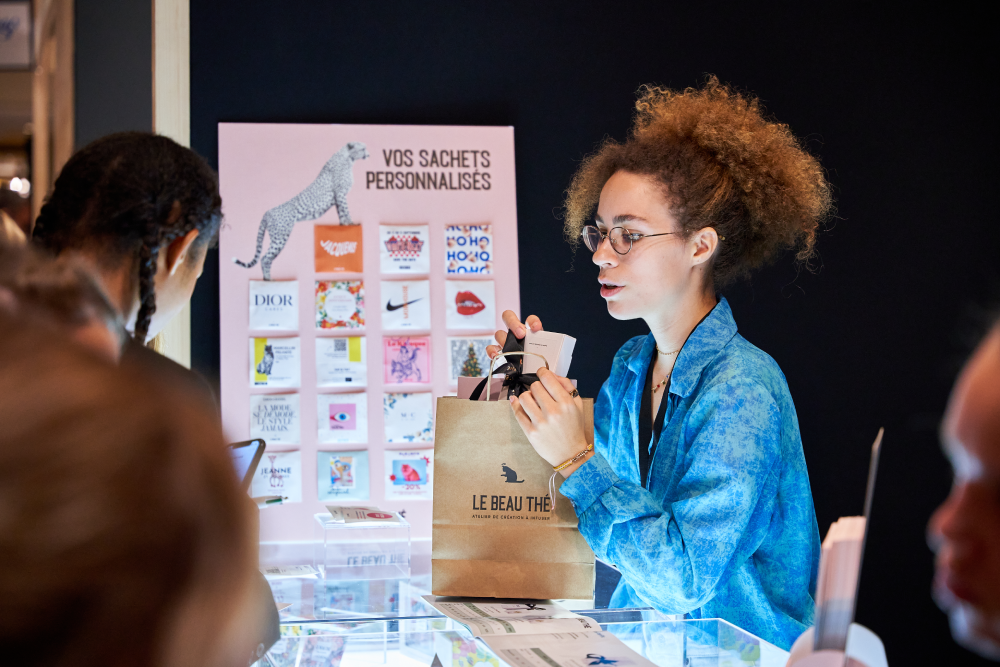 THE BEAUTIFUL TEA: PERSONALIZED TEA BAG, 100% FRENCH