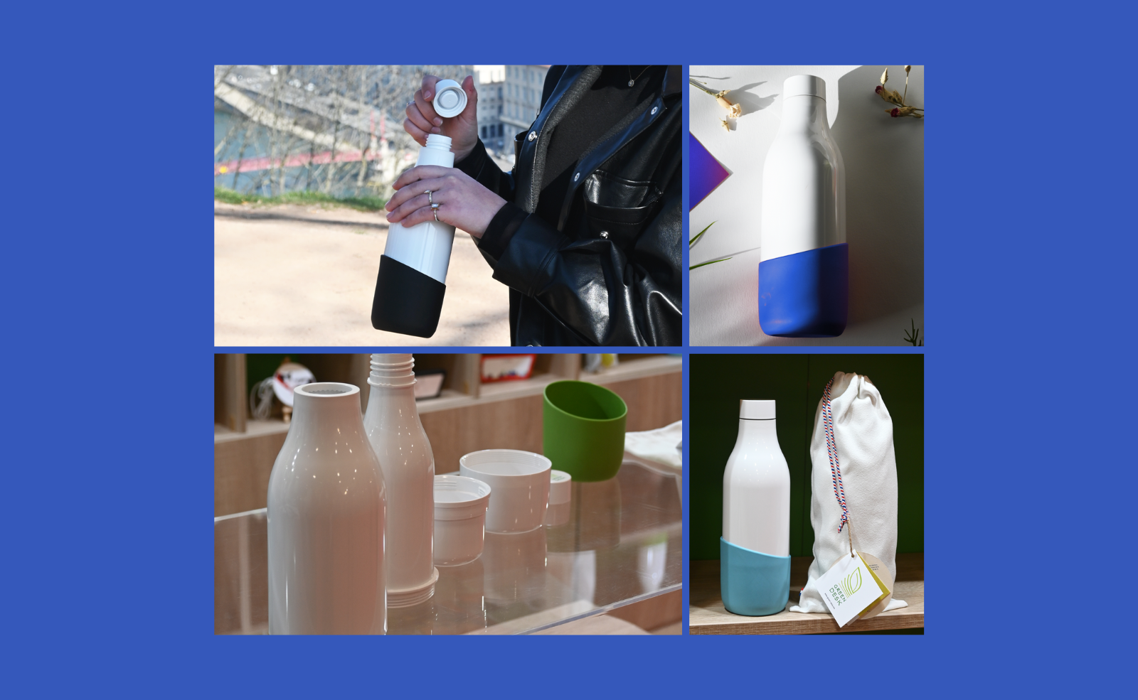 THE NEW O'STRAL BOTTLE MADE WITH BIOSOURCE AND BPA-FREE SOURCES BY GREEN DESK