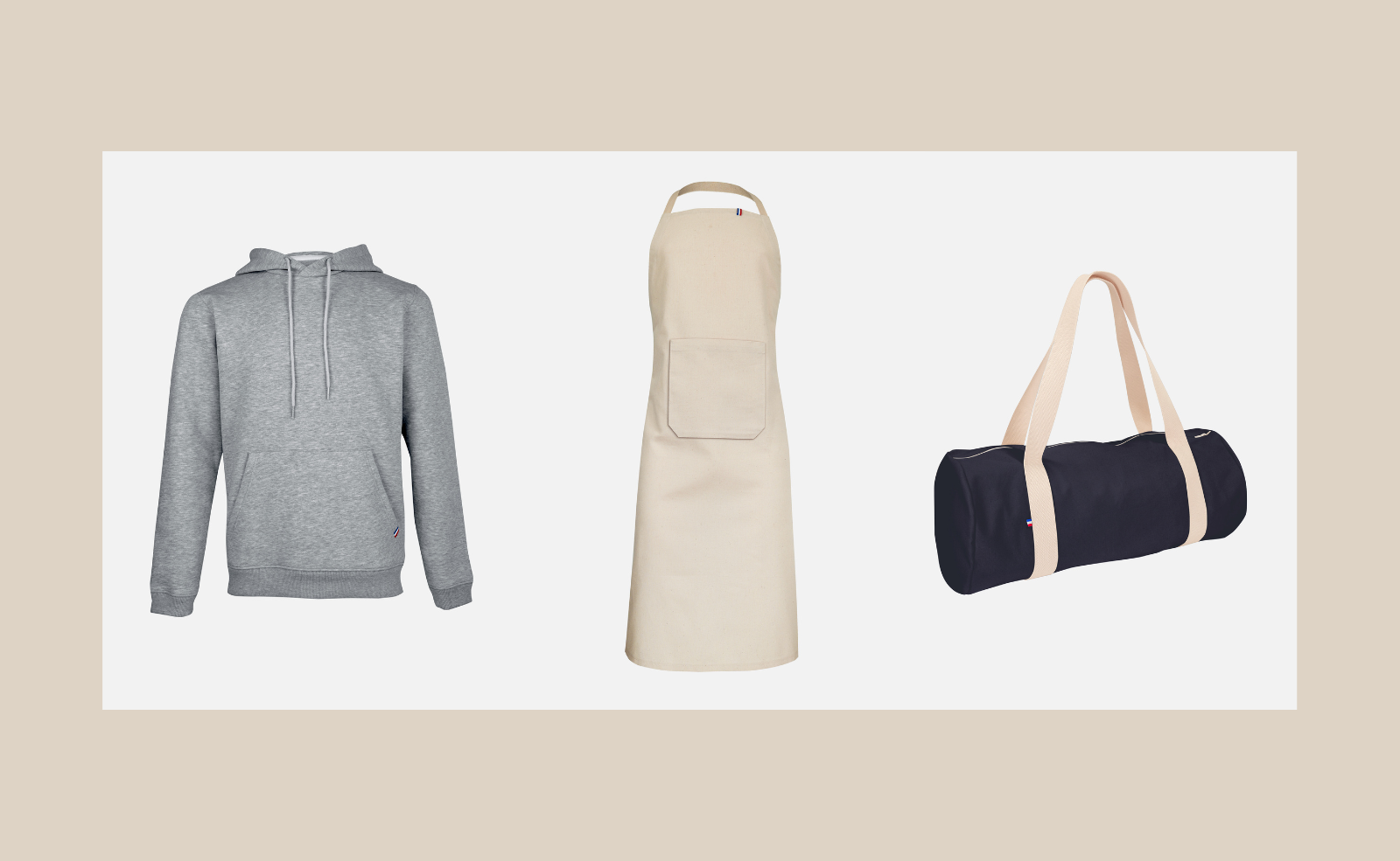 Promotional textiles made in France and organic by VADF