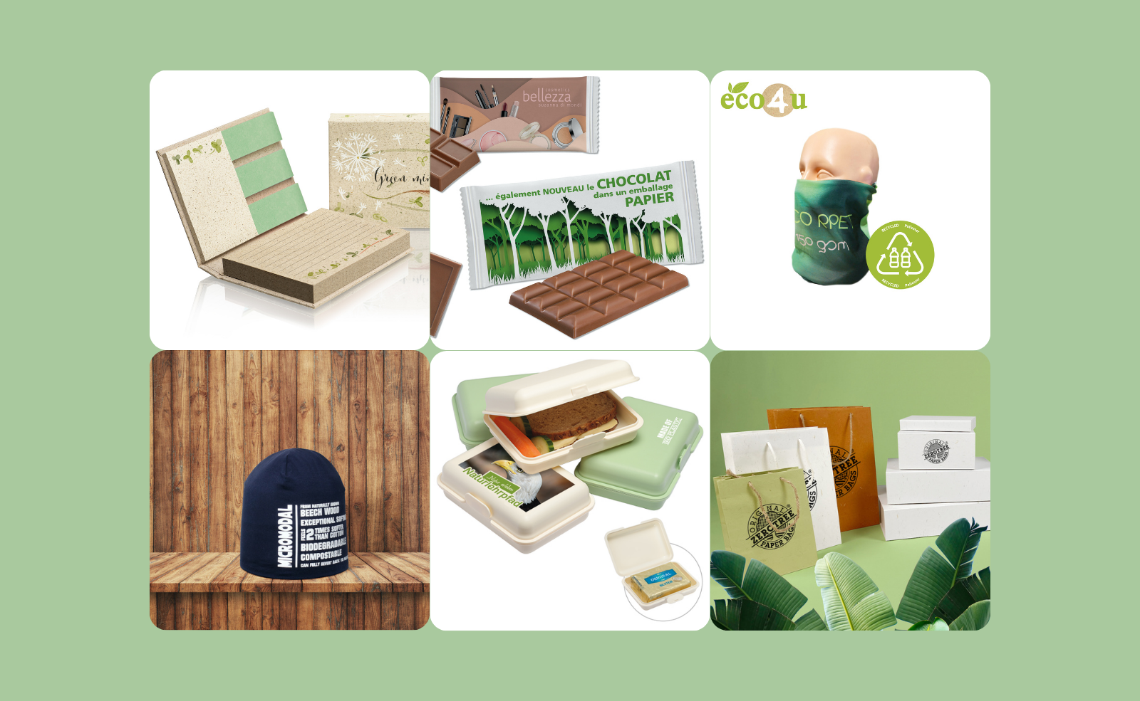 SELECTION OF ECO-FRIENDLY PRODUCTS