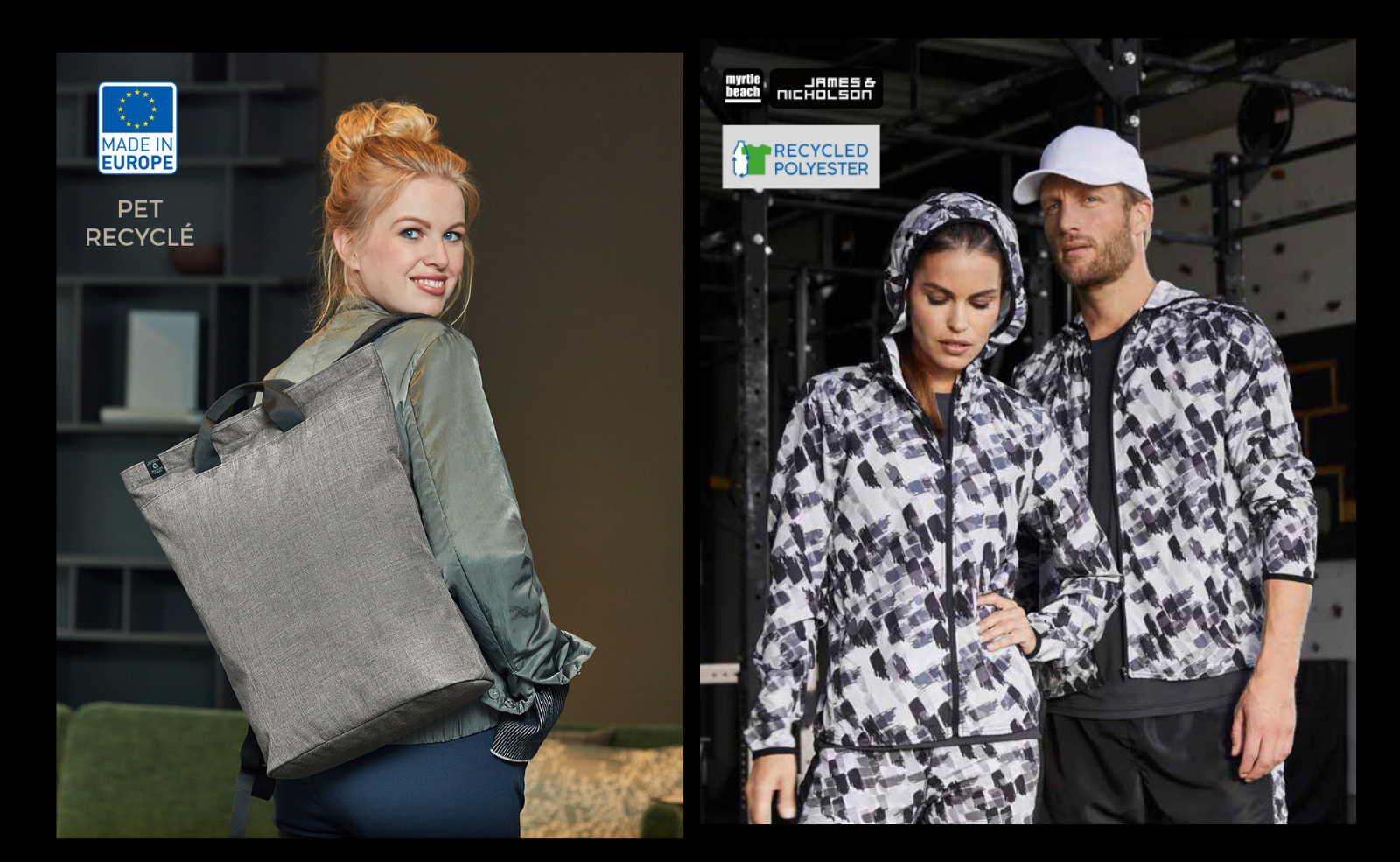 Halfar® and James & Nicholson® are creating new product lines in recycled plastic bottles