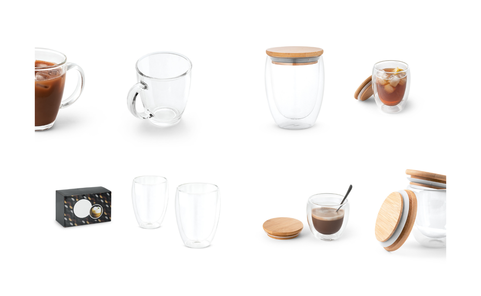 Bouteille en verre VIDO par Blue Collection