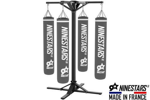 Potence au sol PRO, 4 sacs de frappe | NineStars®