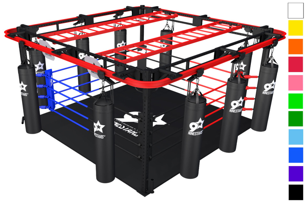 Ring de Boxe & Zone training Complète, 100% Personnalisable | NineStars®