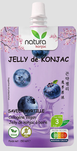 Jelly de Konjac myrtille