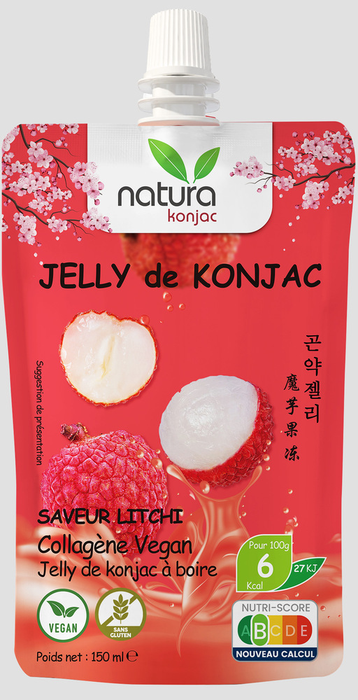 Jelly de Konjac litchi