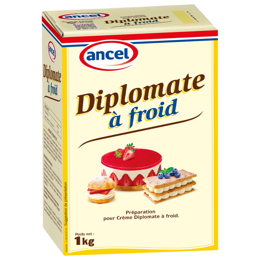 Préparation Crème diplomate à froid Ancel 1 Kg