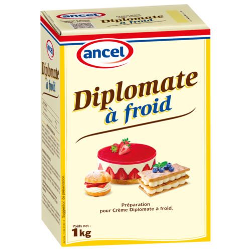 Préparation Crème diplomate à froid Ancel 1 Kg