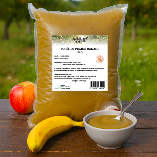 Purée de Pomme banane HVE