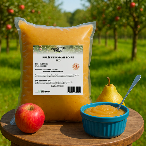 Purée de Pomme poire HVE