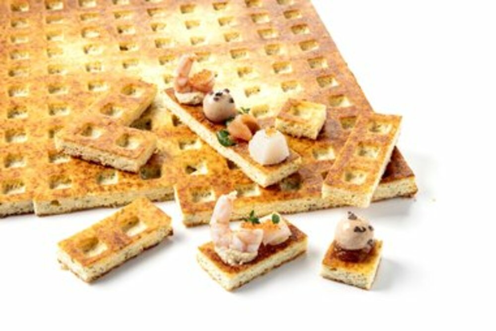 315708 - Plaque de gaufre emmental et persil 1,1 kg