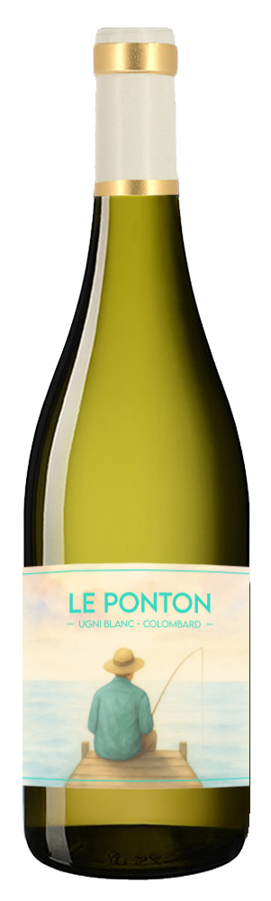 Côte de Gascogne IGP Ugni Colombard vin blanc en bouteille 75 cl LE PONTON