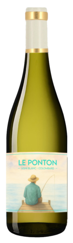 Côte de Gascogne IGP Ugni Colombard vin blanc en bouteille 75 cl LE PONTON