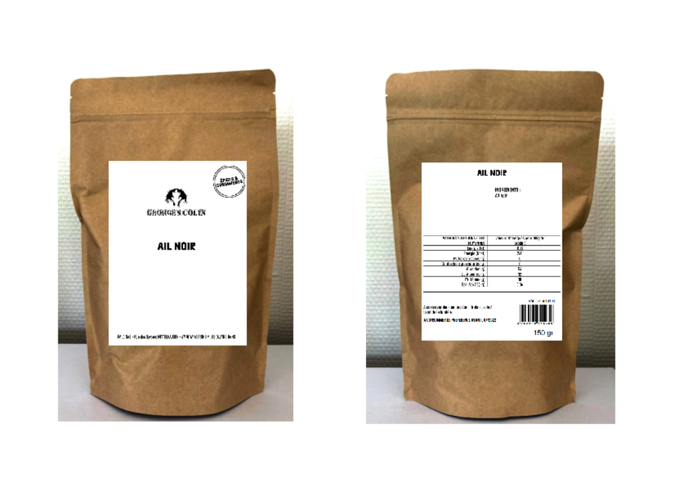 Ail noir en sachet 150 g GEORGES COLIN