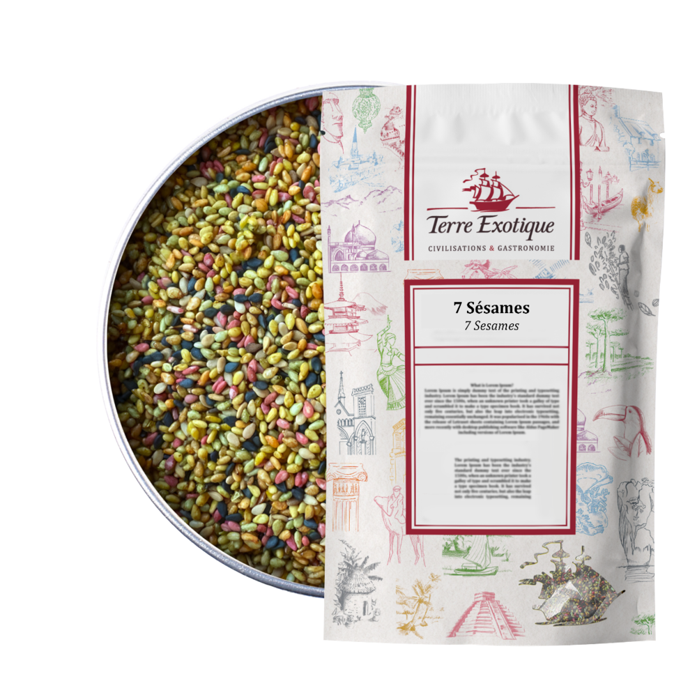 Mélange de 7 sésames en sachet 500 g TERRE EXOTIQUE