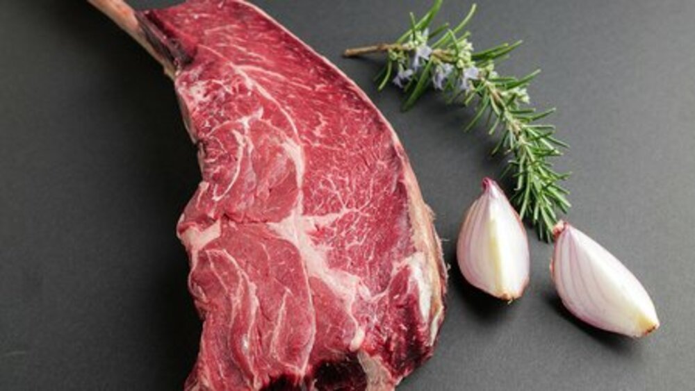 314587 - Tomahawk basse côte de bœuf Charolais affiné 3/7 semaines VBF 1,1 kg Le Boucher du Chef