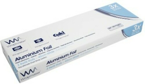 Papier aluminium 45cm x 200m en rouleau pour Wrapmaster 4500 WRAPMASTER