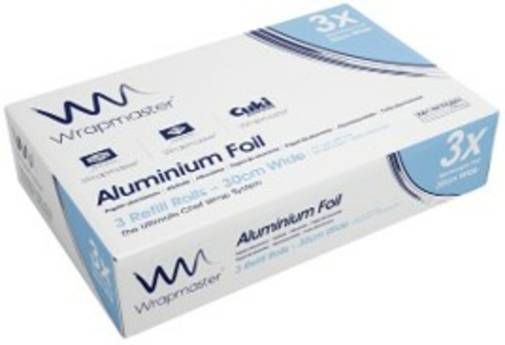 Papier aluminium 30cm x 200m en rouleau pour Wrapmaster 3000 WRAPMASTER