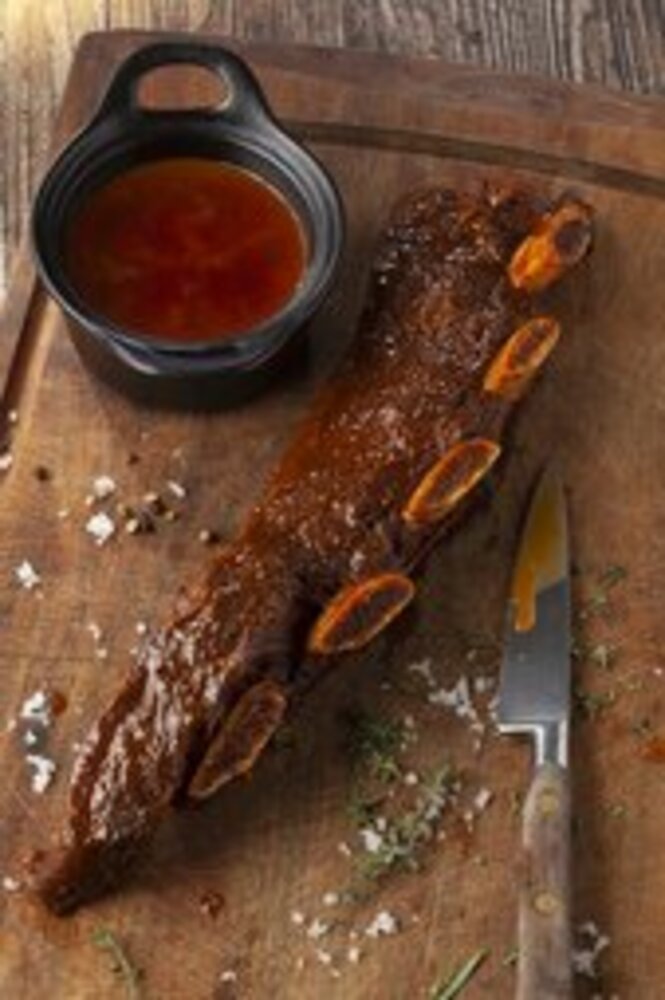 296810 - Ribs de bœuf barbecue 450/650 g env