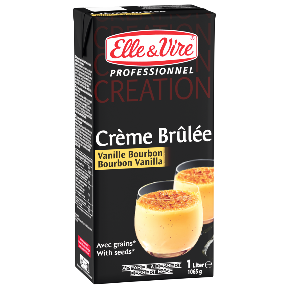 CREME BRULEE VANILLE BOURBON ELLE ET VIRE 1L