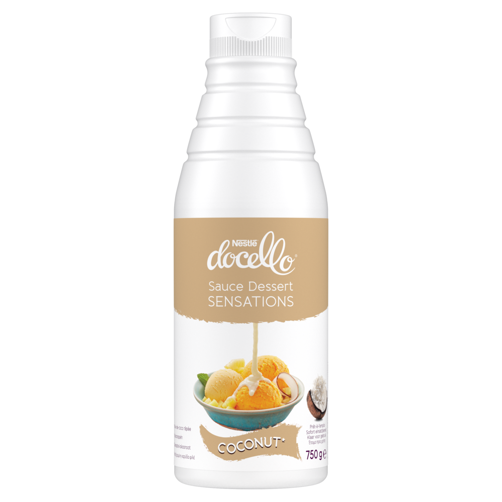 313535   DOCELLO® Sauce Sensations Coconut - Bouteille de 750 g
