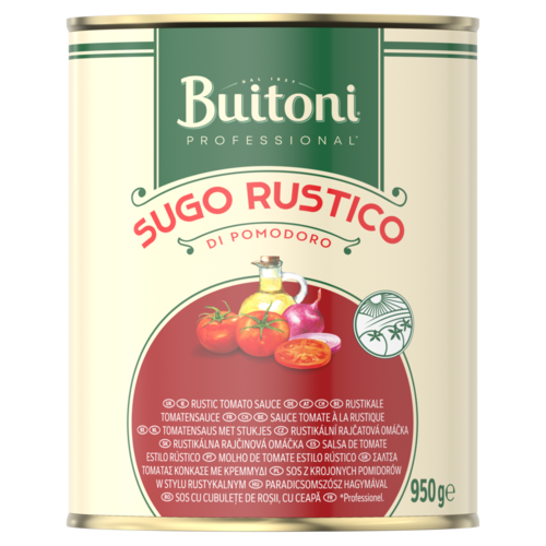 327576 BUITONI® Sauce Tomate  Rustico - Boîte de 950 g