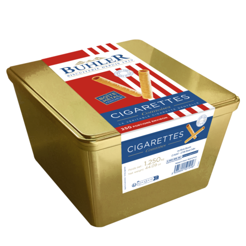  Coffret métal Cigarettes Nature Buhler - 1,25 kg