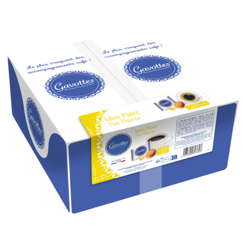 Carton vrac Mini Palets Bretons Pur Beurre Gavottes® - ~200 flowpacks